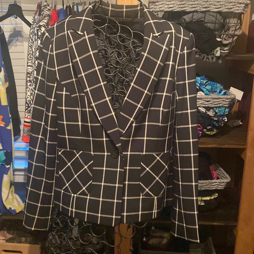 Black and white Nine West jacket